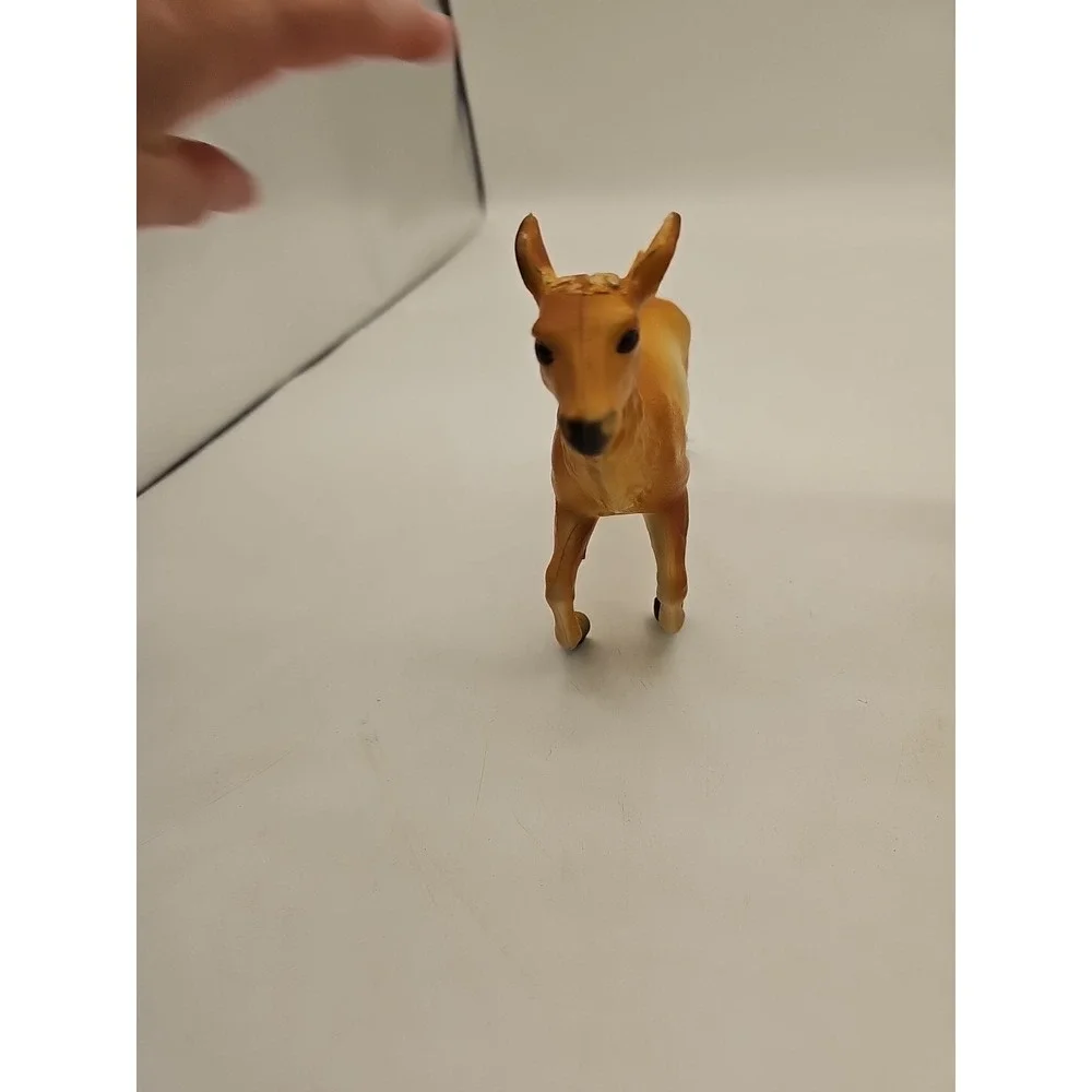 VTG 2 HARD Plastic BLOW Mold DEER Buck DOE Fawn REINDEER Hong Kong‎ XMAS Rudolph